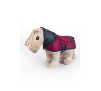 HKM Cuddle Pony Turnout Rug Navy/Pink One Size