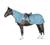 Hkm Exercise Detachable Neck Fly Rug - 5'3 · Aqua