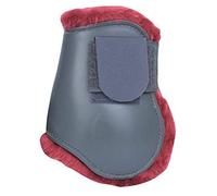 HKM Fetlock Boots -Teddy- Back Pony Dark Khaki/Dark Red