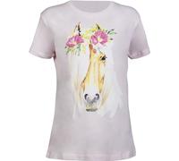 Hkm Flower Horse Shirt Pink 128