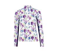 Hkm Flower T-Shirt, White/Purple, M