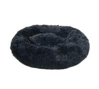 HKM Fluffy Dog bed Dark Grey Ø100 x 25 cm