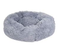 HKM Fluffy Dog bed Light Grey Ø100 x 25 cm