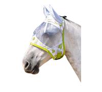HKM Flamingo Anti-Fly Mask Green/Pink S