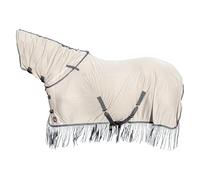 HKM Fringes Style, Fly rug with neck part Silver/Grey 6'0