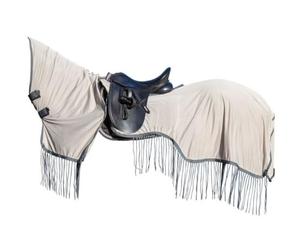 HKM Fringes Style Ride-On Fly Sheet Rem. neck part Silver/Grey 5'3