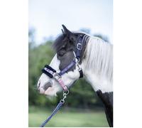 Hkm Funny Horses Hearts Headcollar - Mini Shetland · Deep Blue