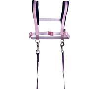 HKM Funny Horses Hearts Horse Harness, Pink/Dark Blue, One Size
