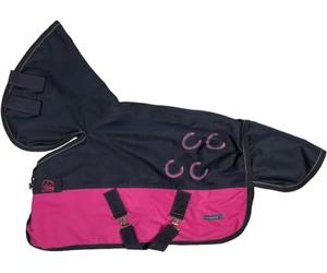 HKM Funny Horses Rain Rug Pink/Navy 2'7