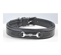 HKM Gebiss Dog Collar Black M