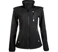 HKM Girl's Sport Softshell Jacket, Black, 10/11 Years
