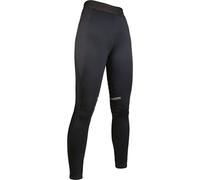 HKM Girl's Sports Silicone Knee Patch Riding Leggings, Black, 9/11 Years