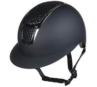 HKM Glamour Shield Helmet Black/Grey 58