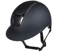 HKM Glamour Shield Helmet Black/Grey 61