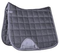 HKM Glitter Mesh Style Saddle cloth White General purpose