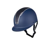 HKM Glitter Riding Helmet dark red/black M