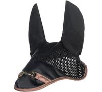 HKM Golden Bit Ear bonnet Black Cob