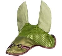 HKM Golden Bit Ear bonnet Jade Green Pony