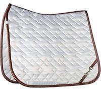 HKM Golden Bit Saddle cloth White General Purpose