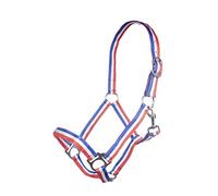 HKM Halter-10148 Halter 8330 Red/White/Blue Pony