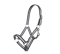 HKM Halter-10148 Halter 9171 Black/Silver Pony
