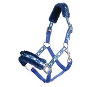 HKM Heart Headcollar, Wine Red, Mini Shetty Size