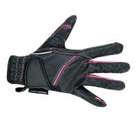 HKM HKM 4057052082078 Adults' Riding Gloves Black / Pink Size L
