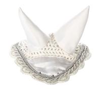 HKM Hobby Horsing Ear bonnet Competition White One Size