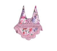 Hkm Hobby Horse Patterned Ear Bonnet - Pink Flowers