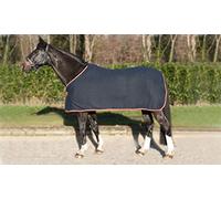 HKM Horse Cooler - Alaska - Dark Brown/Turquoise, Back Length 115 cm