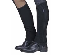 HKM Imitation Nubuck Leather Half Chaps 4 Black
