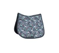 Hkm Judy Saddle Pad Green Pony Dressage