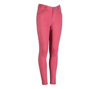 HKM Kids Anni Silicone Knee Patch Riding Breeches, Deep Grey, 2/3 Years