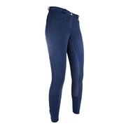 HKM Kids Basic Belmtex Grip- 3/4 Besatz Breeches, dark blue, 116