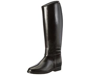 HKM Ladies Long/Large Elasticated Insert Riding Boots, Black, 4