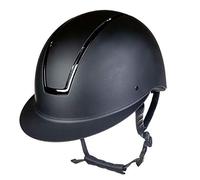 HKM Lady Shield 12509-9170-M Riding Helmet Black Glossy M 55 cm-57 cm Size
