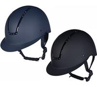 HKM Lady Shield Diamond Riding Helmet Black L