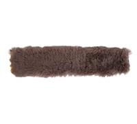 HKM Lambswool nose and poll cover Dark Brown One Size