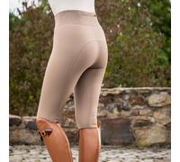 Hkm Lavender Bay Competition Silicone Full Seat Riding Tights - UK 12 - 14 · Beige