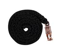 HKM Lead Rope-13493 Black/Rose Gold One Size