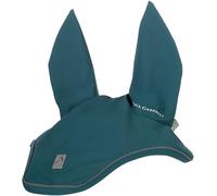HKM Livigno Soft Ear Bonnet Deep Green Pony
