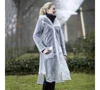 Hkm Long Transparent Waterproof Rain Mac - UK 18