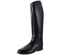 HKM Men’s Riding Boots, Long and Wide, Size: m with Elastic Insert, Men, Reitstiefel -Herren Lang & Weit- m. Elastikeinsatz, Black, 42 EU (8 UK)