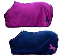 HKM Mini Equestrian Saddle Blankets Dark Blue 115