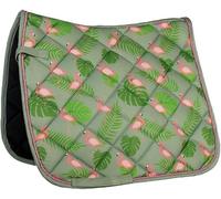 HKM Naples Saddle Cloth Green/Pink General Purpose