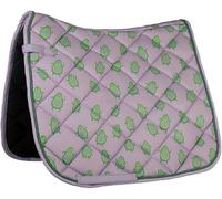 HKM Naples Saddle Cloth Lilac/Green Pony Gp