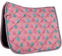 HKM Naples Saddle Cloth Magenta/Aqua Dressage
