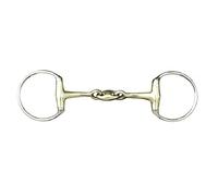 HKM Olive Head Bit 16 mm, Double Broken, Argentan, 65 mm/W155