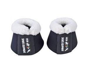 HKM Padded Comfort Over Reach Boots Full Deep Blue