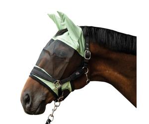 HKM Premium Anti-fly mask Jade Green Miniature shetland